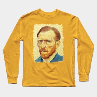 Van Gogh Portrait Long Sleeve T-Shirt